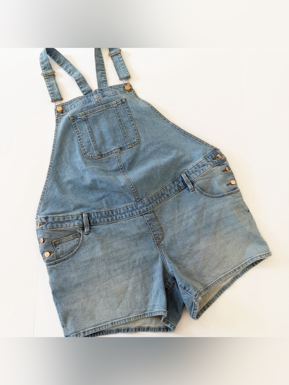 Isabel by Ingrid & Isabel Maternity Shortalls Overall Shorts Womens 14